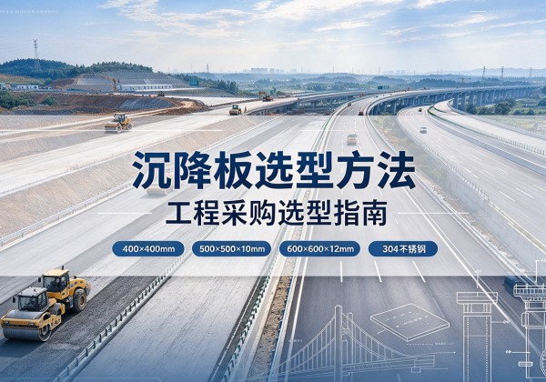 乐昌沉降板选择方法